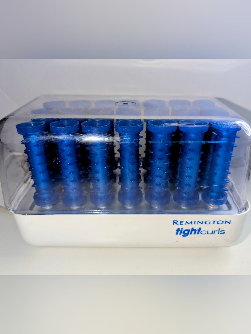 Remington Tight Curls H-21SP Hot Rollers Wax Core 21 Curlers NO CLIPS Tested